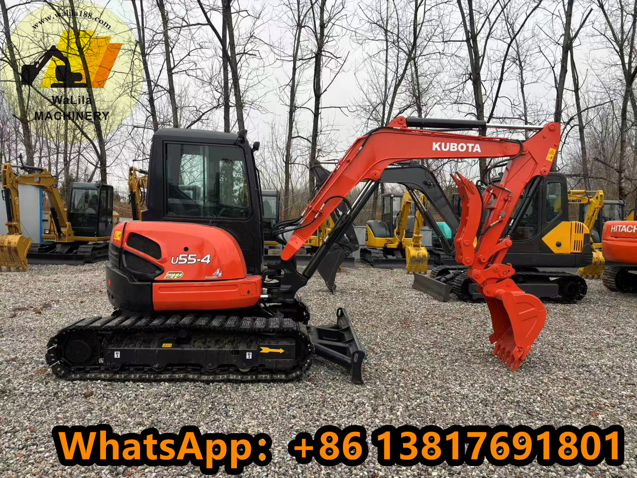KUBOTA U55-4 - Мини багер: снимка 1 KUBOTA U55-4 - Мини багер: снимка 1