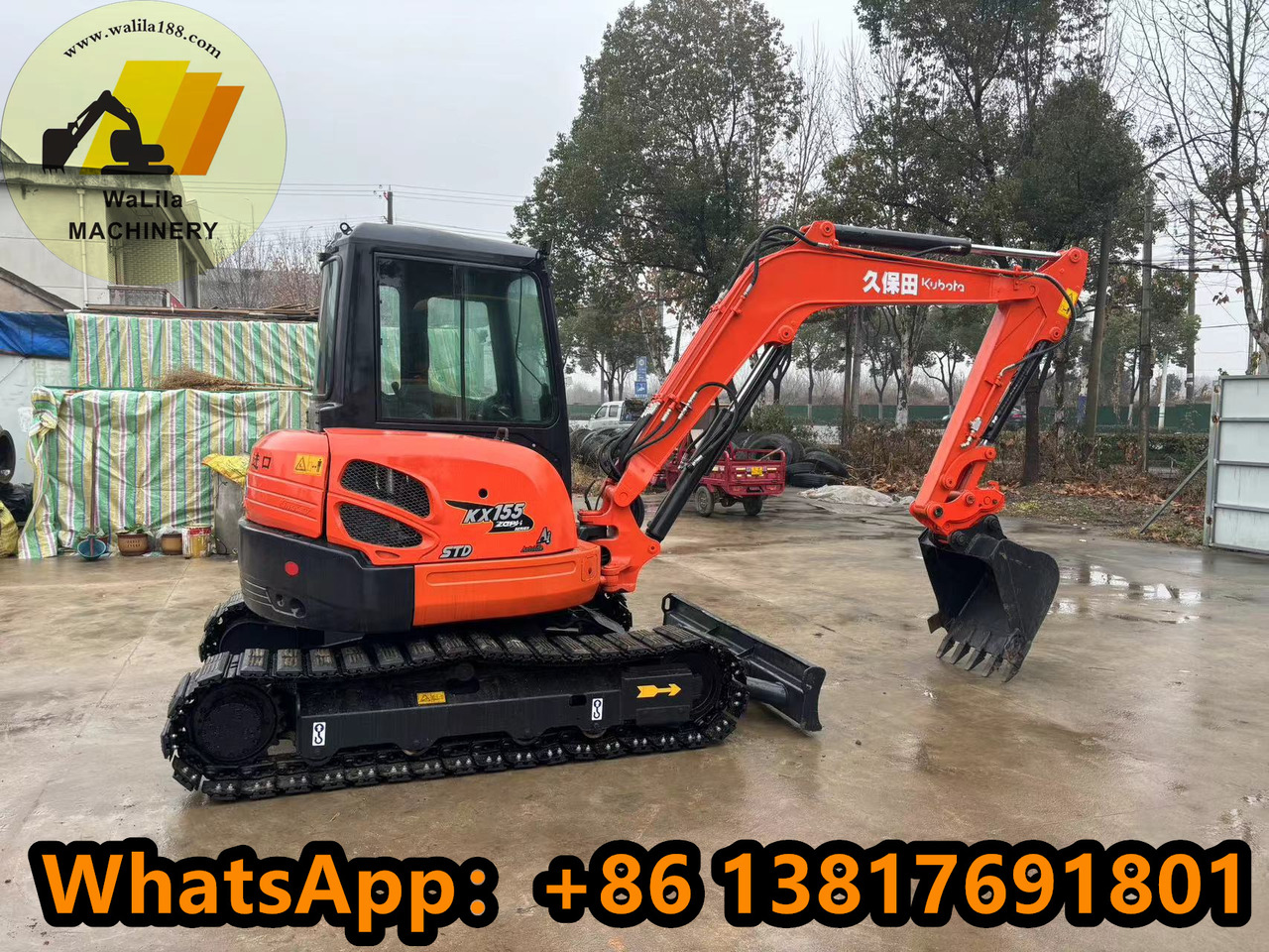 KUBOTA kx155-5 - Мини багер: снимка 1 KUBOTA kx155-5 - Мини багер: снимка 1