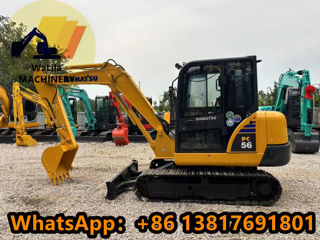 Komatsu PC 56-7 PC56-7 - Мини багер: снимка 1 Komatsu PC 56-7 PC56-7 - Мини багер: снимка 1