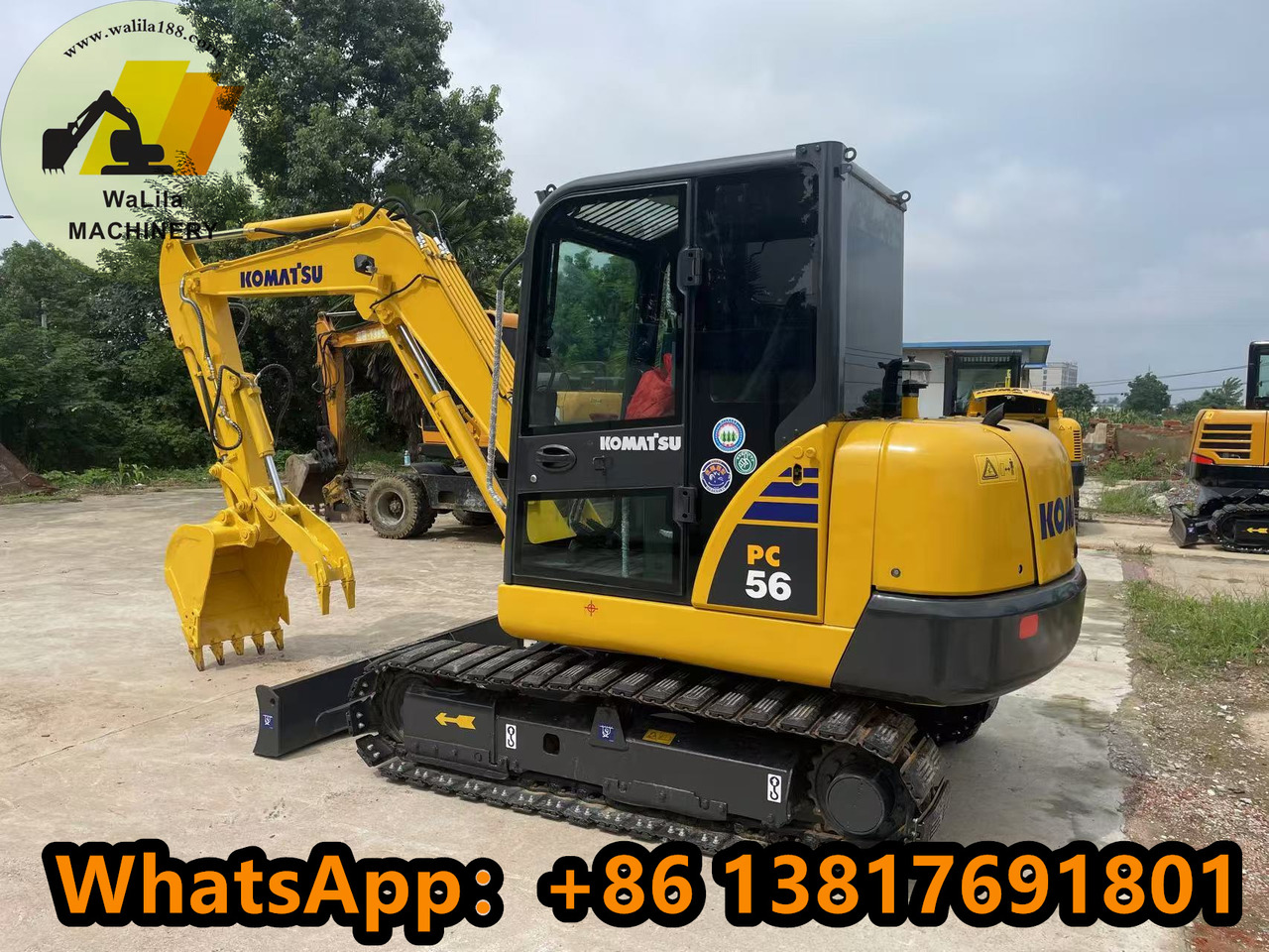 Мини багер Komatsu PC 56-7 PC56-7: снимка 10 Мини багер Komatsu PC 56-7 PC56-7: снимка 10