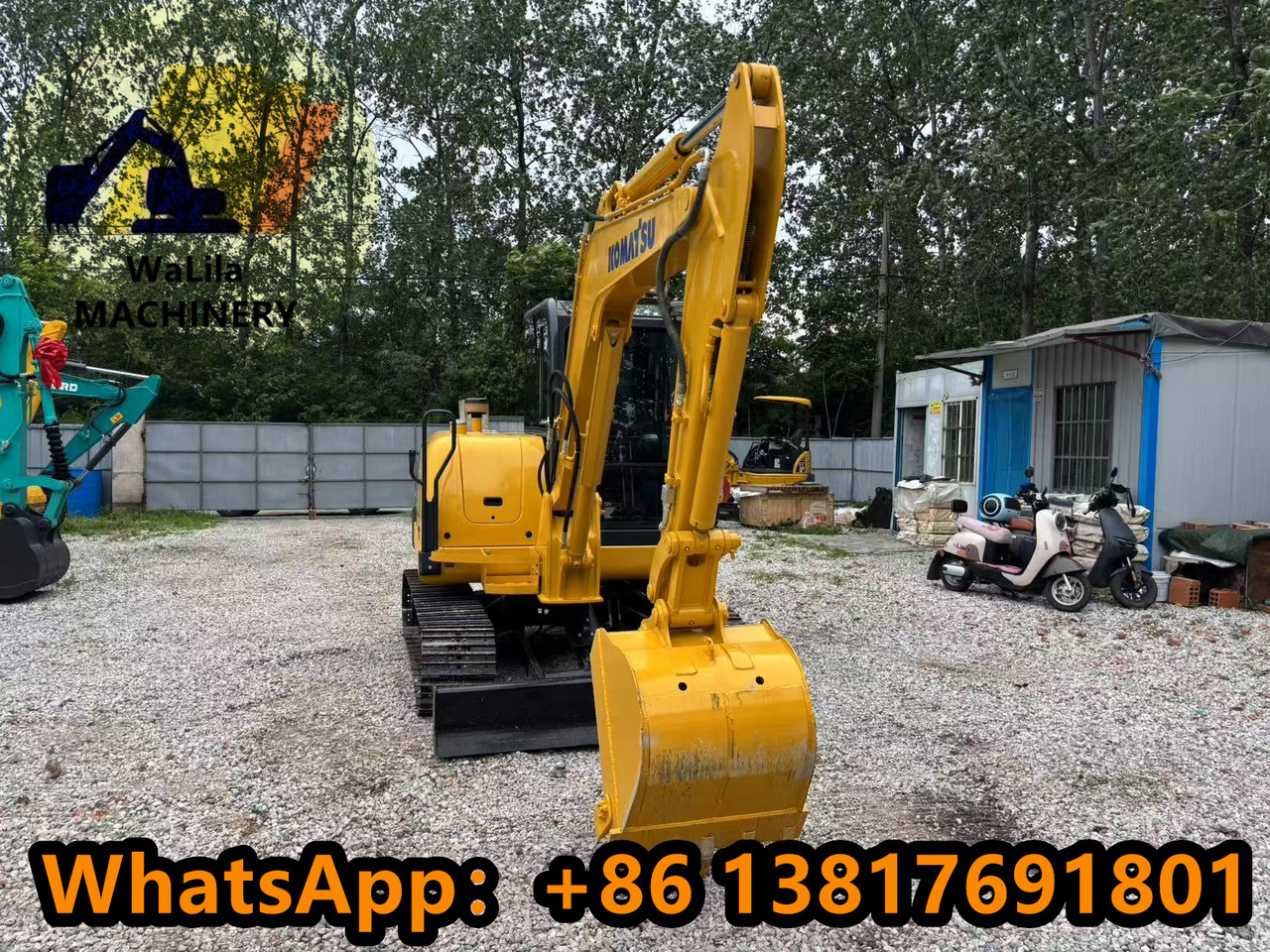 Мини багер Komatsu PC 56-7 PC56-7: снимка 8