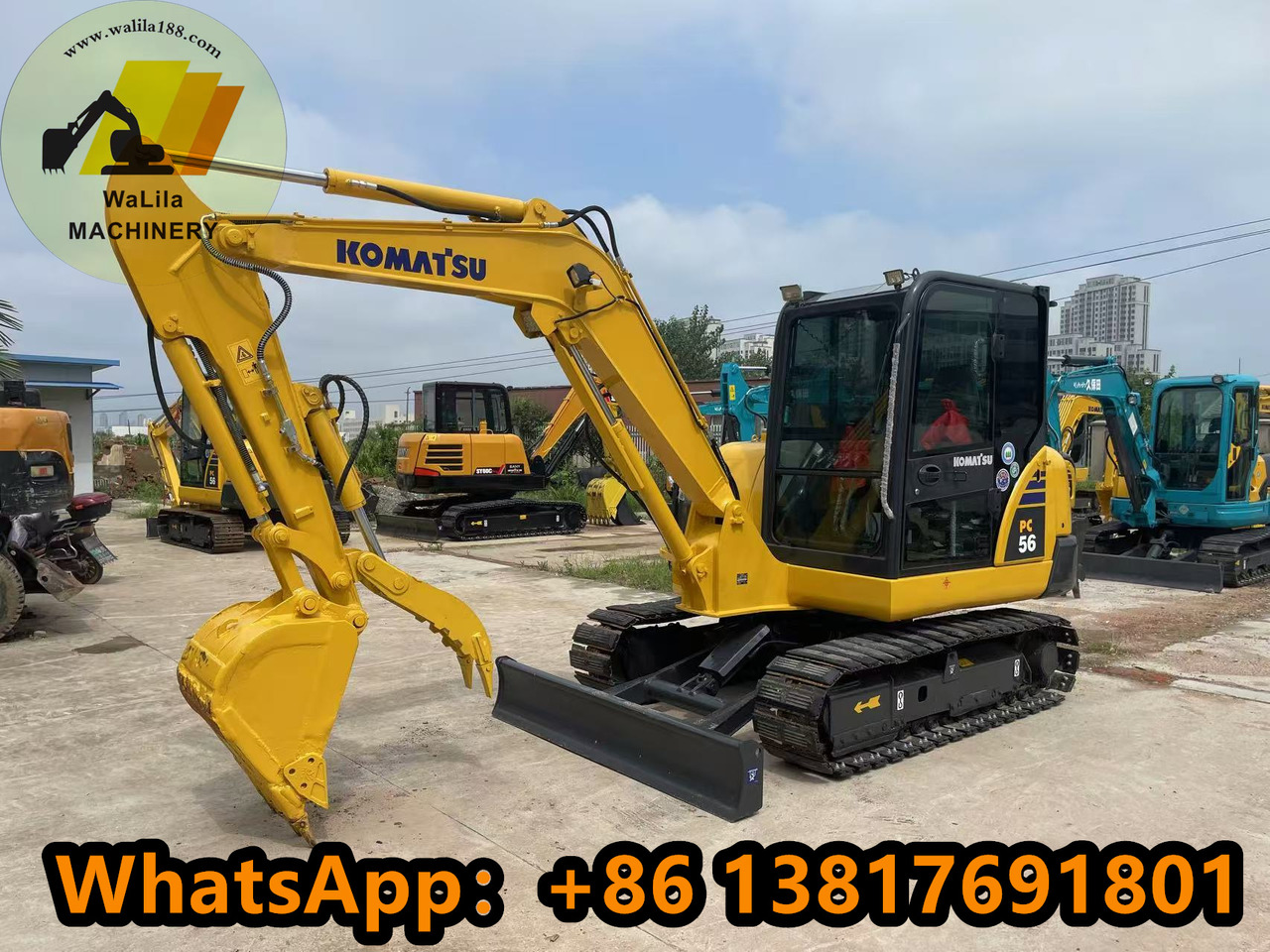 Мини багер Komatsu PC 56-7 PC56-7: снимка 7 Мини багер Komatsu PC 56-7 PC56-7: снимка 7