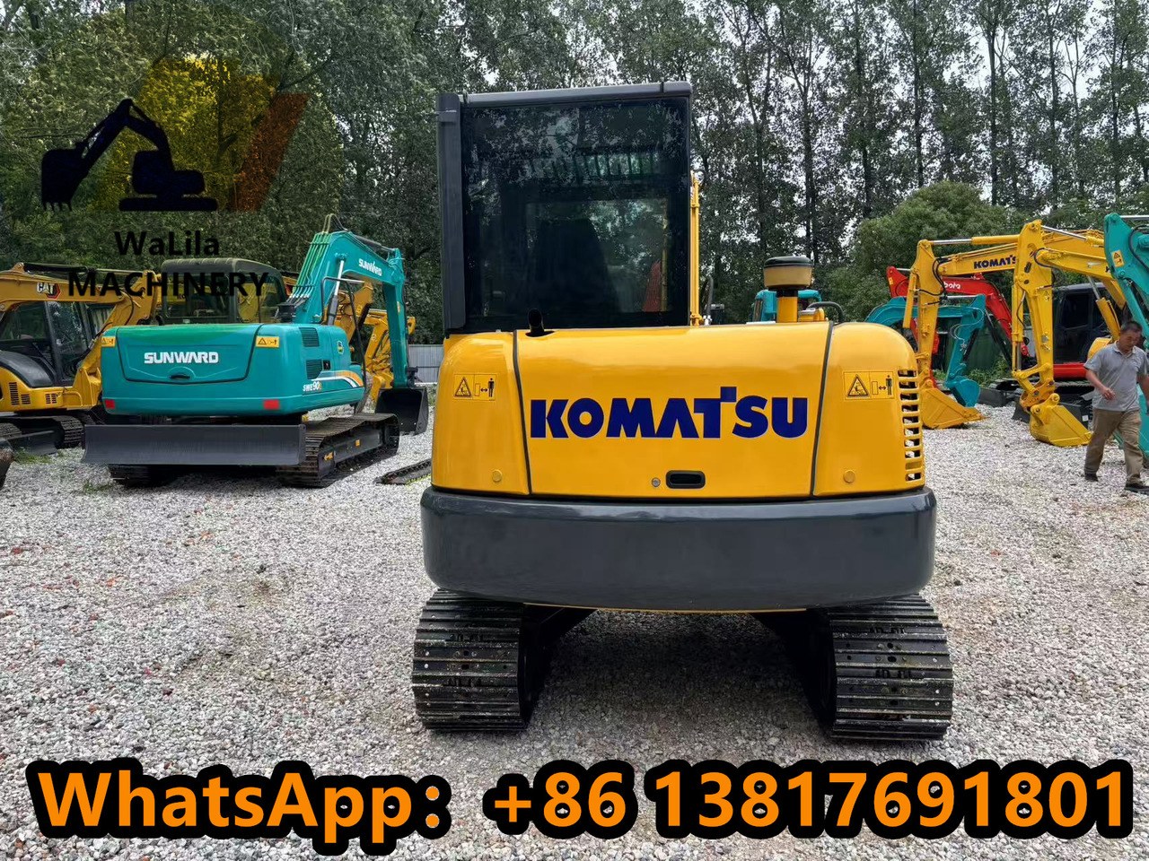 Мини багер Komatsu PC 56-7 PC56-7: снимка 6