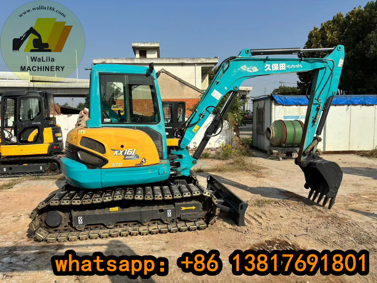 Kubota KX 161 KX161 KX155 KX163 - Мини багер: снимка 1 Kubota KX 161 KX161 KX155 KX163 - Мини багер: снимка 1