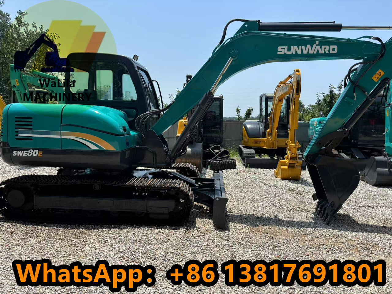 SUNWARD SWE 80 - Мини багер: снимка 4 SUNWARD SWE 80 - Мини багер: снимка 4