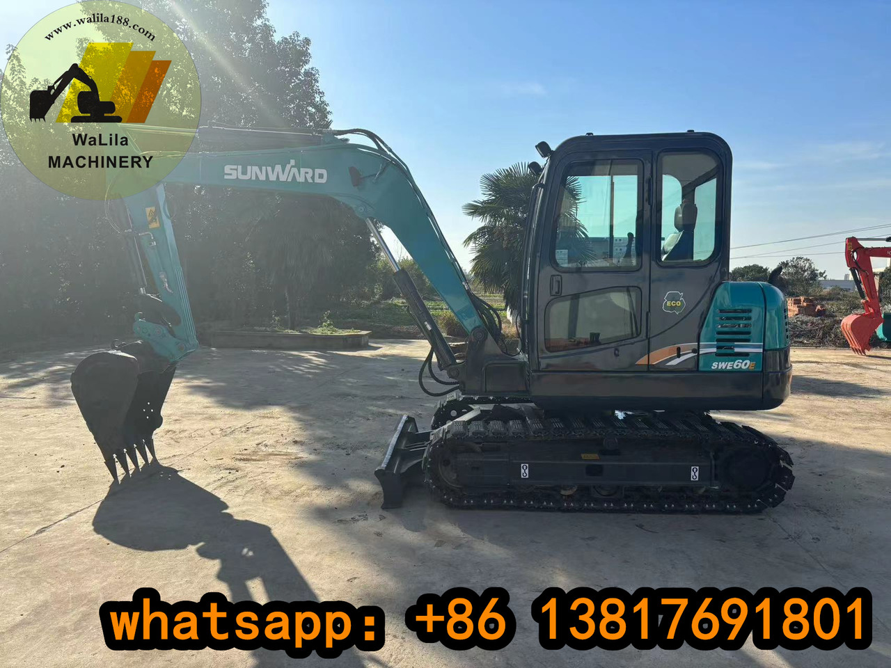 Мини багер SUNWARD SWE60 SWE70: снимка 7