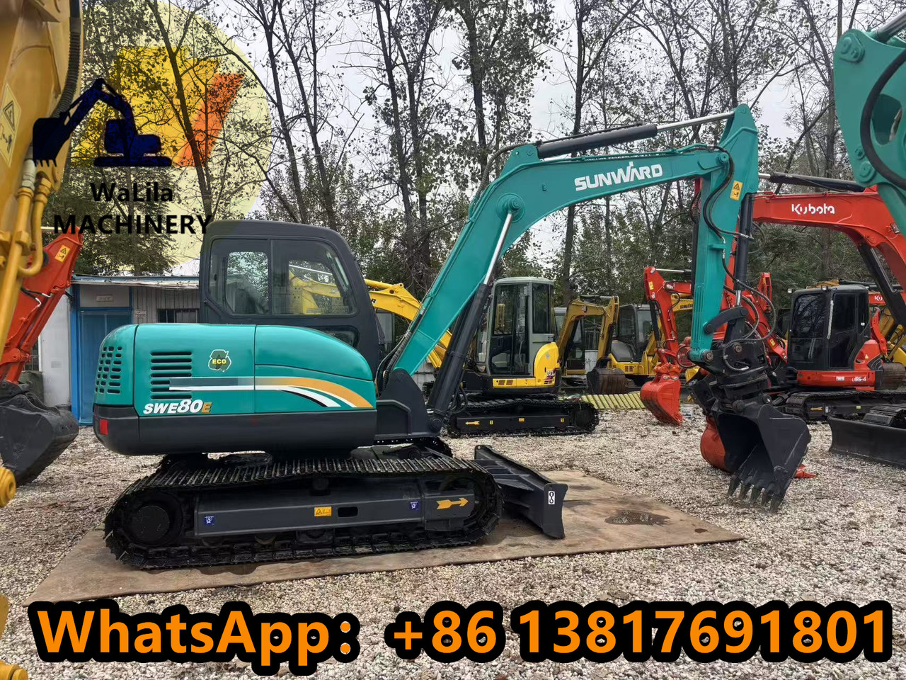 SUNWARD SWE80E9 - Мини багер: снимка 1 SUNWARD SWE80E9 - Мини багер: снимка 1