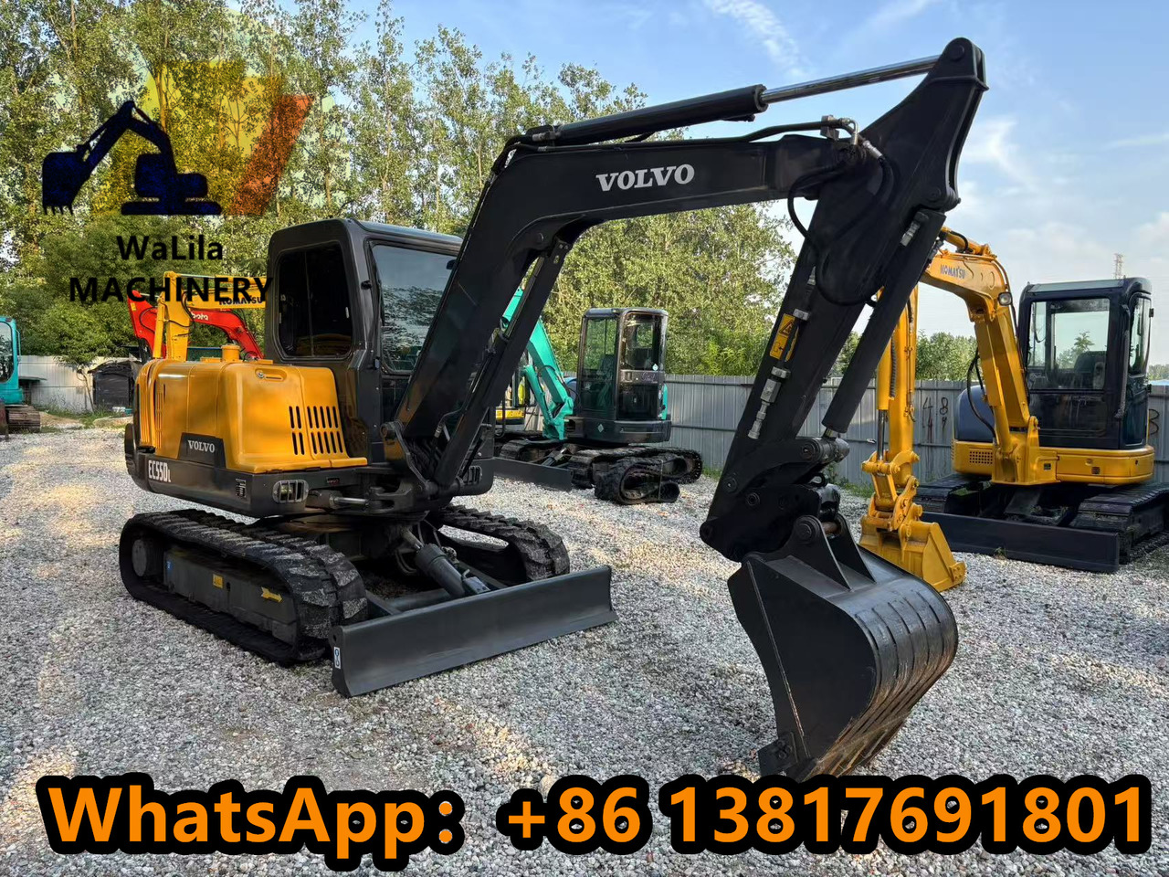 VOLVO EC55 Rubber track version - Мини багер: снимка 3 VOLVO EC55 Rubber track version - Мини багер: снимка 3