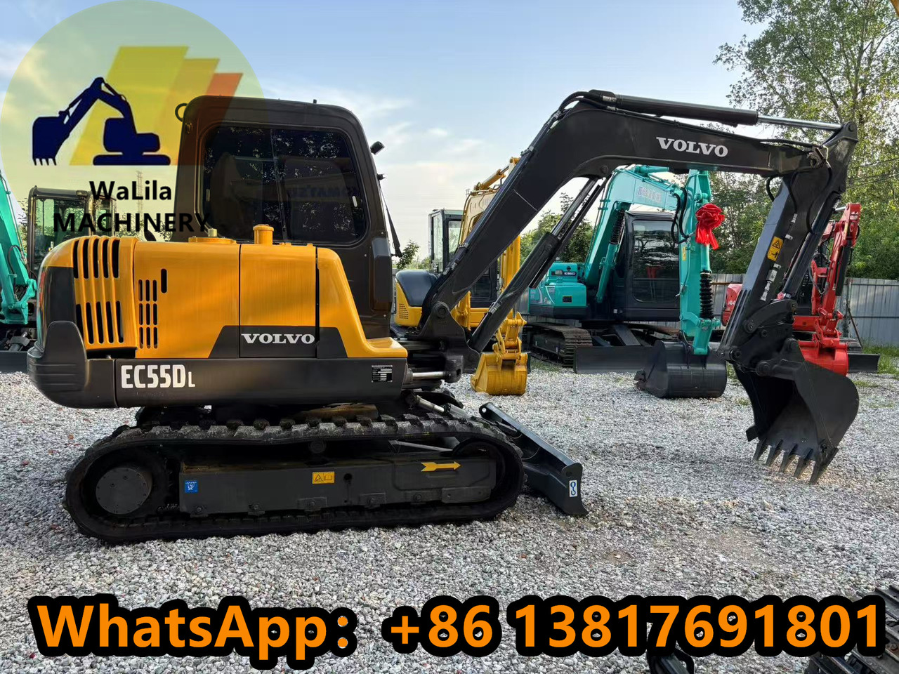 VOLVO EC55 Rubber track version - Мини багер: снимка 2 VOLVO EC55 Rubber track version - Мини багер: снимка 2