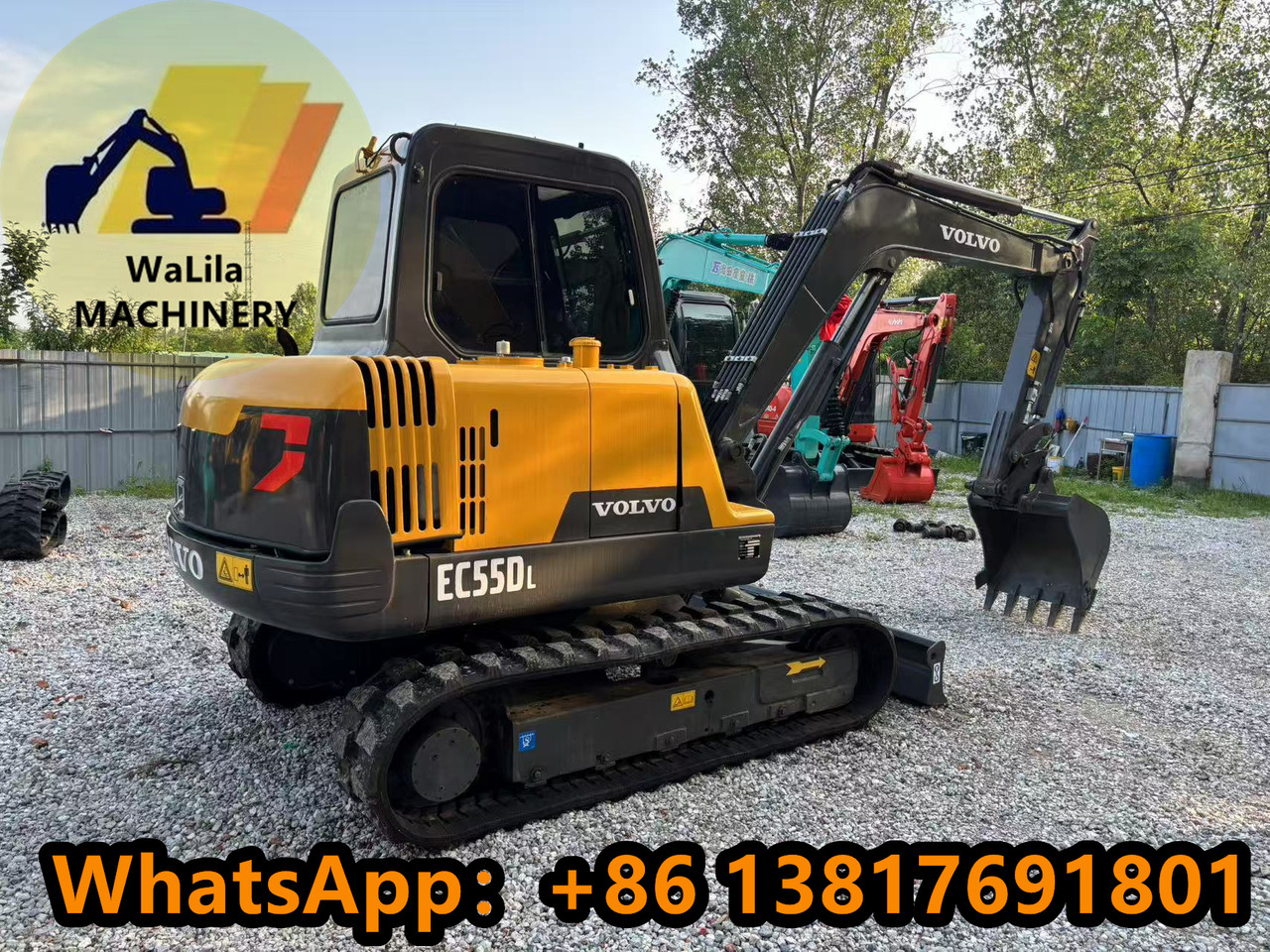 VOLVO EC55 Rubber track version - Мини багер: снимка 4 VOLVO EC55 Rubber track version - Мини багер: снимка 4