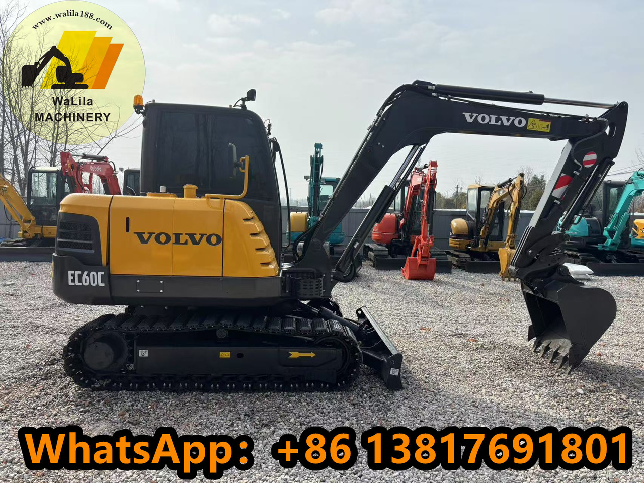 VOLVO EC60 - Мини багер: снимка 1 VOLVO EC60 - Мини багер: снимка 1
