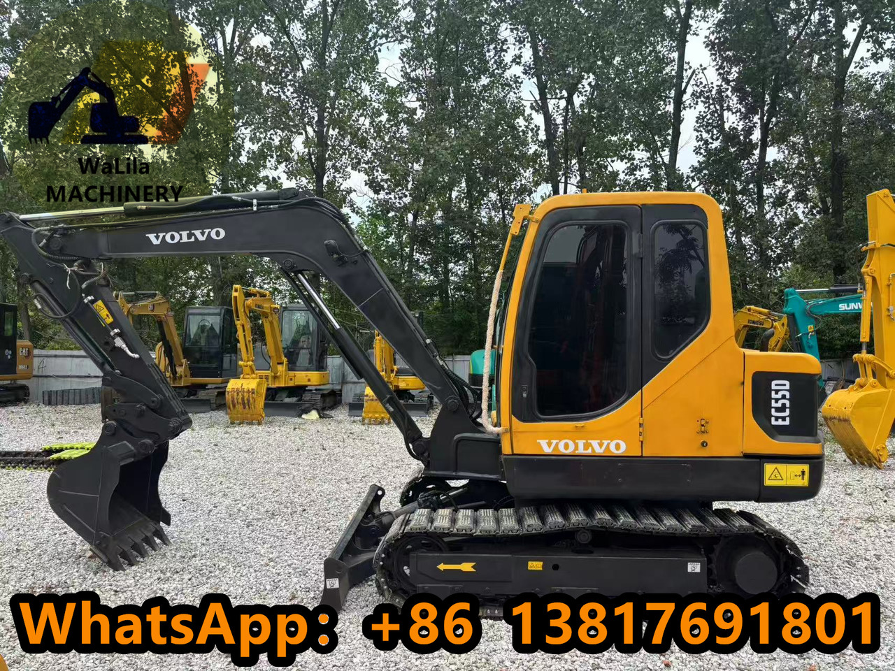Volvo EC55D - Мини багер: снимка 2 Volvo EC55D - Мини багер: снимка 2