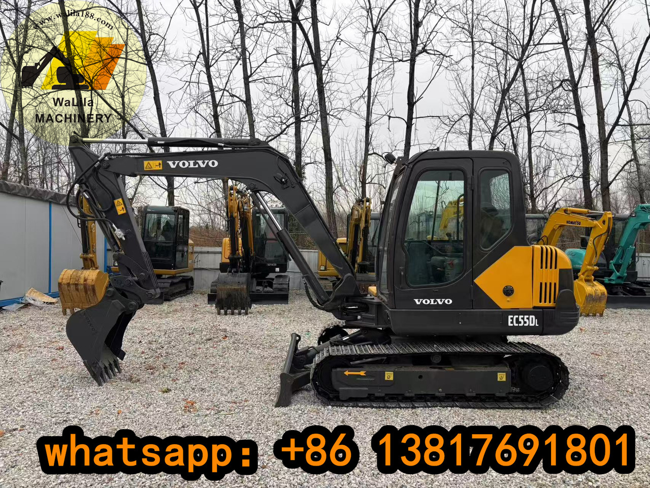 Volvo EC55D - Мини багер: снимка 4 Volvo EC55D - Мини багер: снимка 4