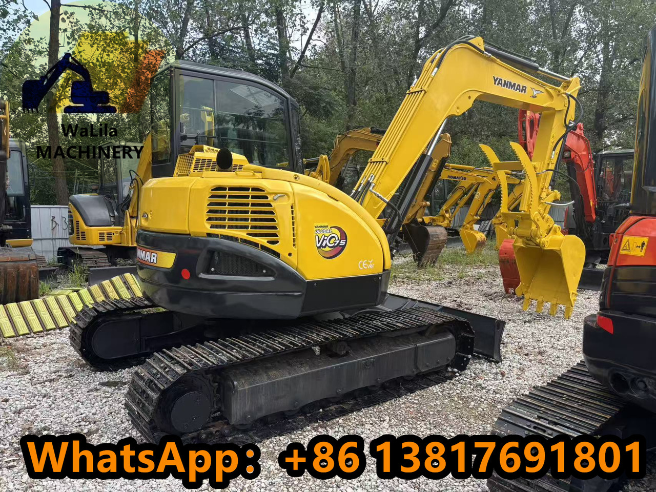 YANMAR VIO 75 - Верижен багер: снимка 1 YANMAR VIO 75 - Верижен багер: снимка 1