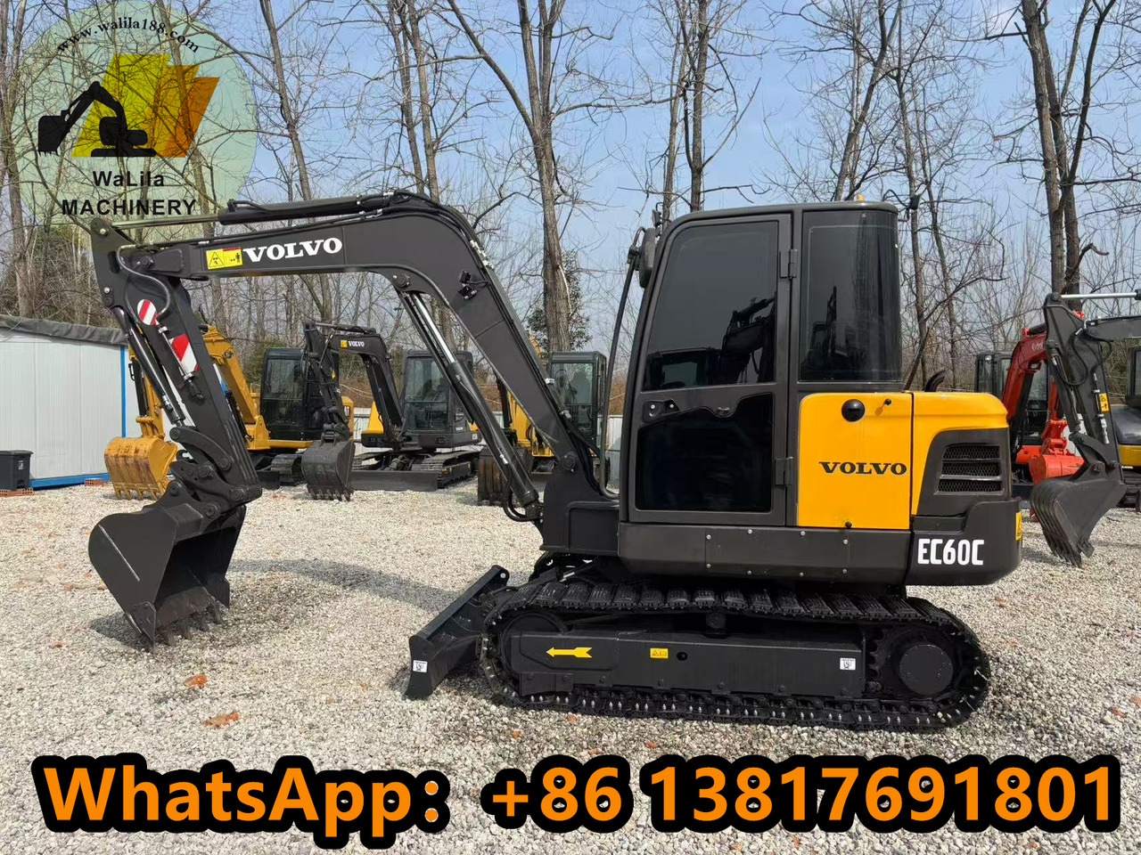 Volvo EC60D - Мини багер: снимка 1 Volvo EC60D - Мини багер: снимка 1