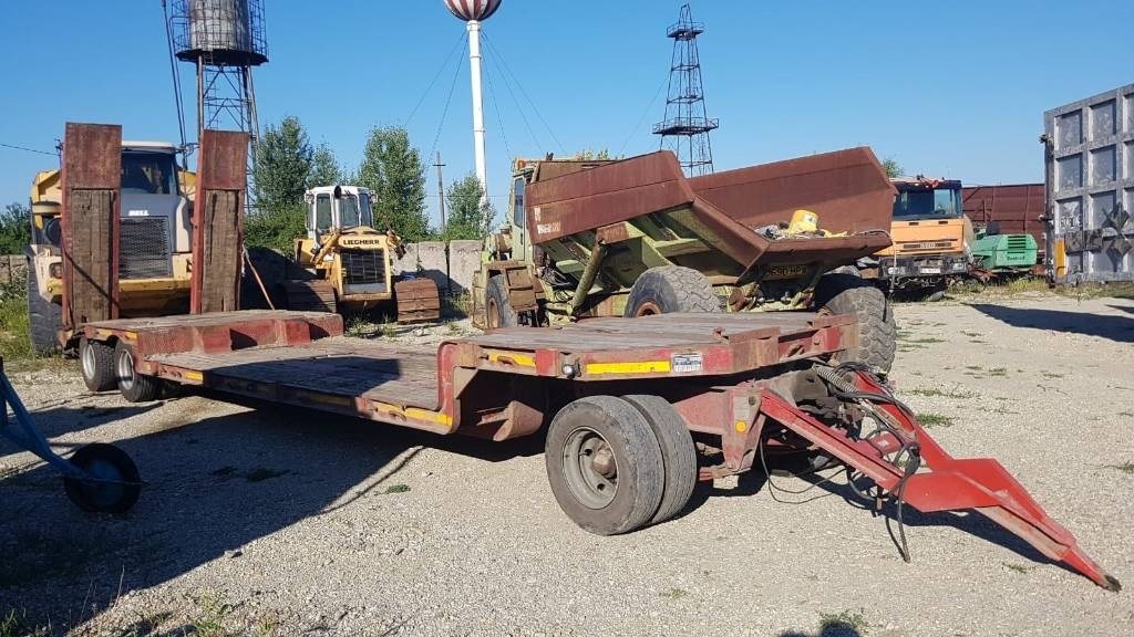 Fliegl DTS300 - Нискорамна площадка ремарке: снимка 1 Fliegl DTS300 - Нискорамна площадка ремарке: снимка 1