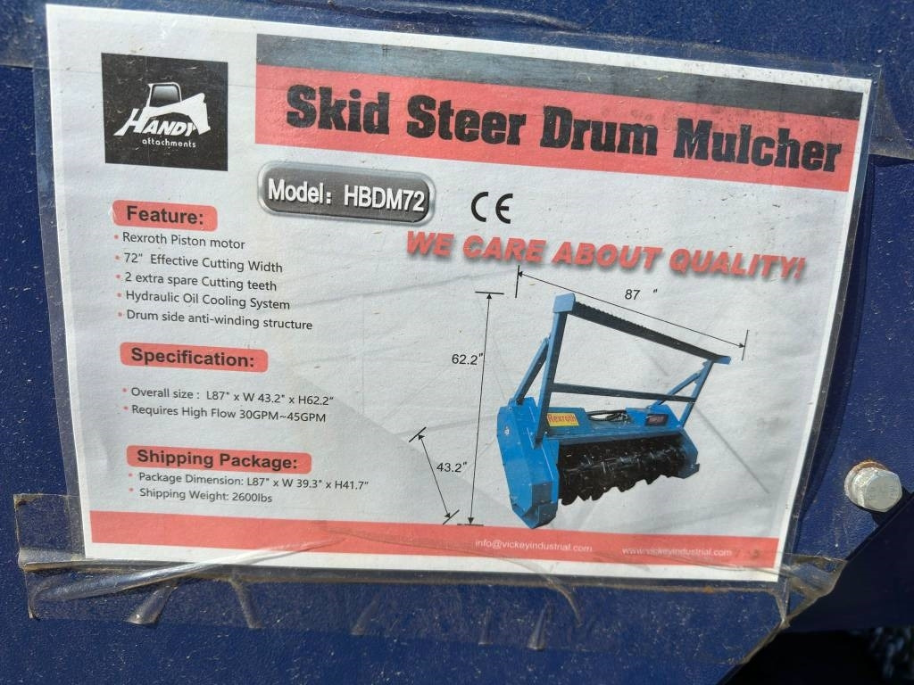 Горски мулчер Handy HBDM72 NEW FORESTRY MULCHER: снимка 6