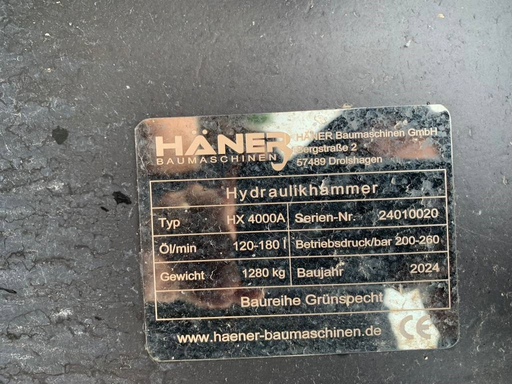 Haner HX4000A NEW  - Хидравличен чук за Строителна техника: снимка 5 Haner HX4000A NEW  - Хидравличен чук за Строителна техника: снимка 5
