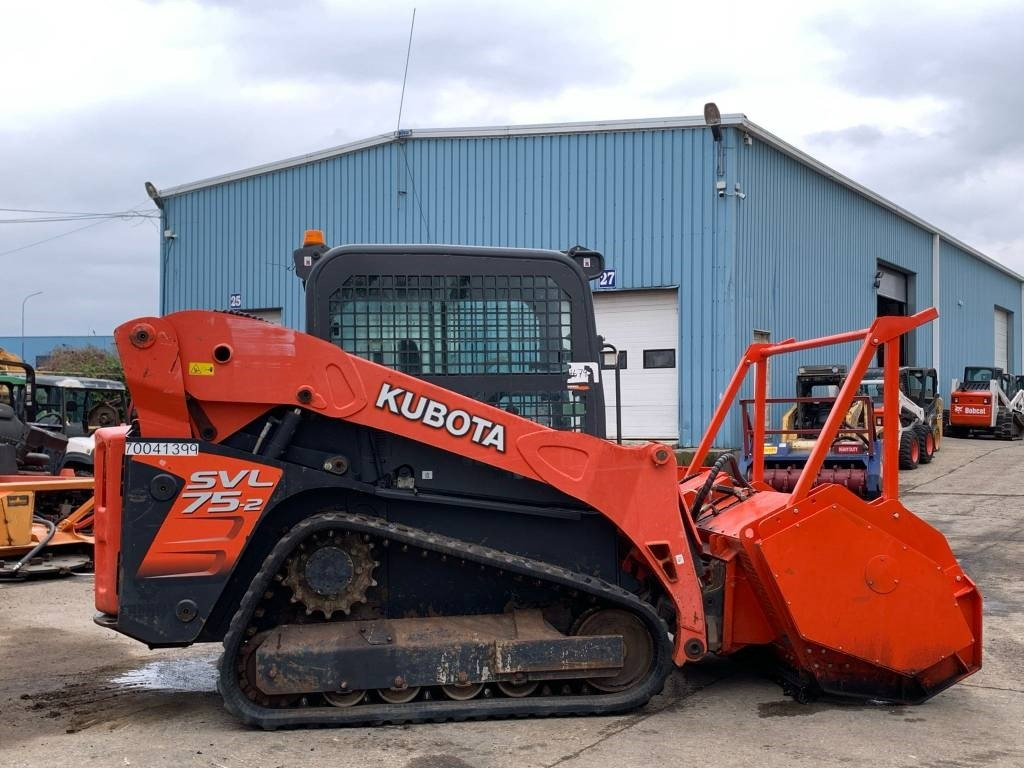 Мини верижен товарач Kubota SVL 75-2+Topcat SSFM81: снимка 6