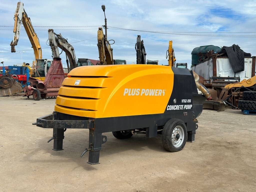 Plus Power VTGZ-20S - Стационарна бетон помпа: снимка 1 Plus Power VTGZ-20S - Стационарна бетон помпа: снимка 1