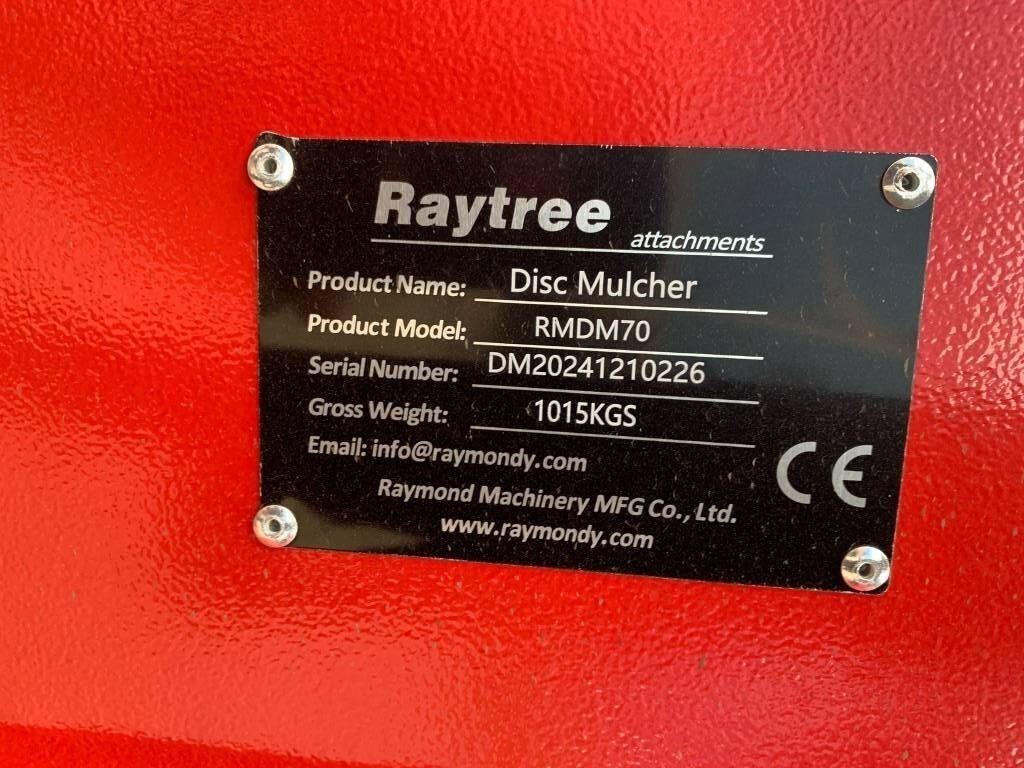 Raytree RMDM70 Mulcher Raytree RMDM70 Mulcher - Горски мулчер: снимка 4 Raytree RMDM70 Mulcher Raytree RMDM70 Mulcher - Горски мулчер: снимка 4