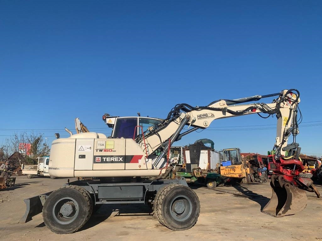 Terex TW160SR+Sandco Rototilt - Колесен багер: снимка 3 Terex TW160SR+Sandco Rototilt - Колесен багер: снимка 3