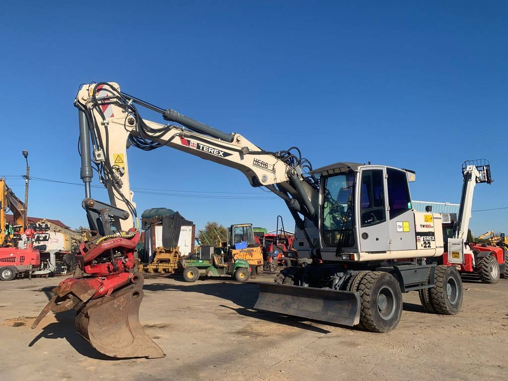 Terex TW160SR+Sandco Rototilt - Колесен багер: снимка 1 Terex TW160SR+Sandco Rototilt - Колесен багер: снимка 1