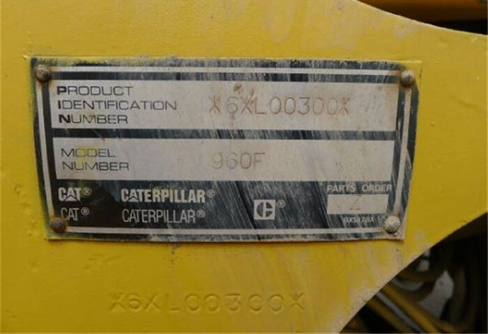 Caterpillar 960F - Колесен товарач: снимка 1 Caterpillar 960F - Колесен товарач: снимка 1