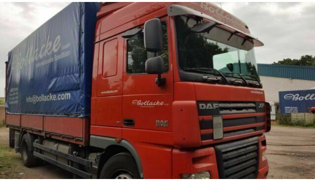 DAF 105-410 XF Plane Spriegel German Truck - Камион с брезент: снимка 2 DAF 105-410 XF Plane Spriegel German Truck - Камион с брезент: снимка 2