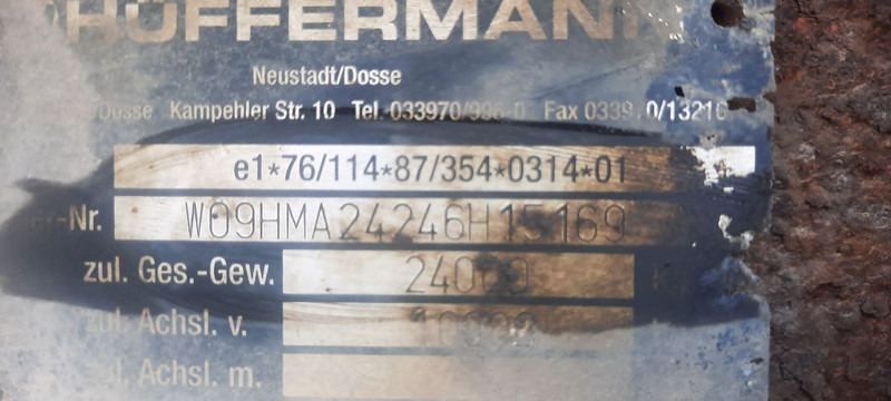 Huffermann HMA2424 3 Achser - Мултилифт/ Лифтдъмпер ремарке: снимка 5 Huffermann HMA2424 3 Achser - Мултилифт/ Лифтдъмпер ремарке: снимка 5
