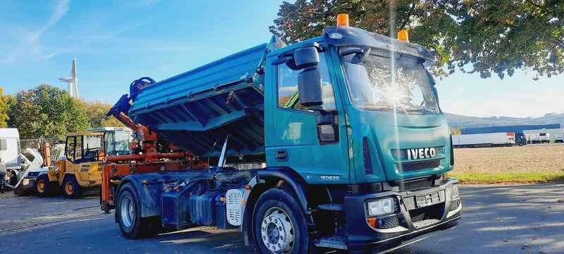 Iveco ML180E28K 4x2 mit Kran/Funk/Greifer - Самосвал камион, Камион с кран: снимка 4 Iveco ML180E28K 4x2 mit Kran/Funk/Greifer - Самосвал камион, Камион с кран: снимка 4