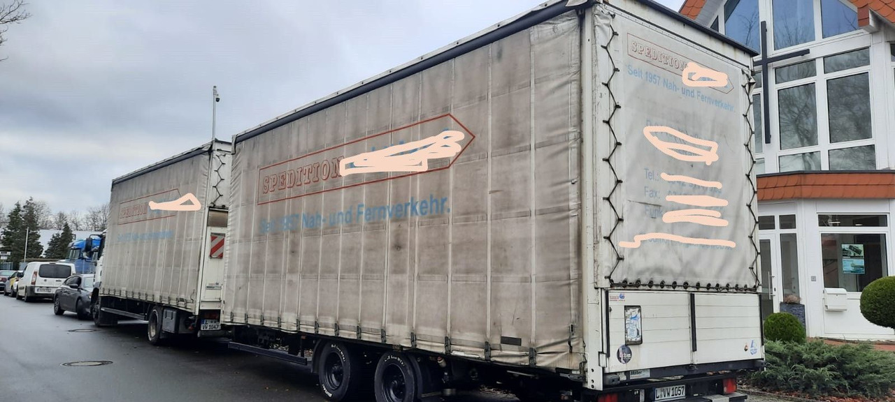 MAN 12.250 TGM Jumbo Mit Anhänger - Камион с брезент, Брезентово ремарке: снимка 4 MAN 12.250 TGM Jumbo Mit Anhänger - Камион с брезент, Брезентово ремарке: снимка 4