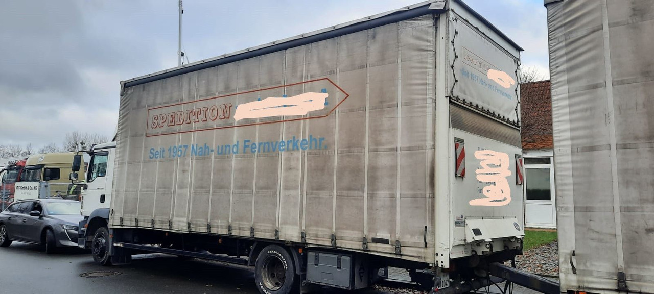 MAN 12.250 TGM Jumbo Mit Anhänger - Камион с брезент, Брезентово ремарке: снимка 3 MAN 12.250 TGM Jumbo Mit Anhänger - Камион с брезент, Брезентово ремарке: снимка 3