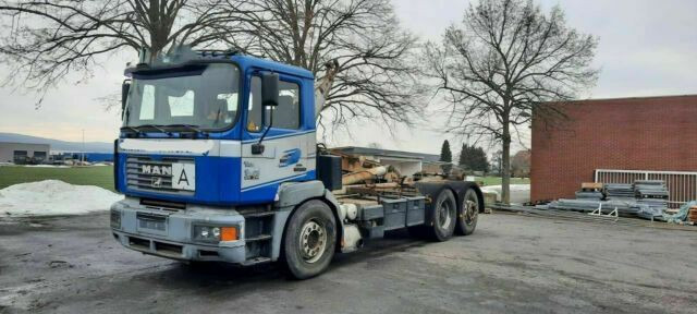 MAN 26.314K 6x2 Blatt/Luft Diff/Sperre - Мултилифт с кука камион: снимка 1 MAN 26.314K 6x2 Blatt/Luft Diff/Sperre - Мултилифт с кука камион: снимка 1