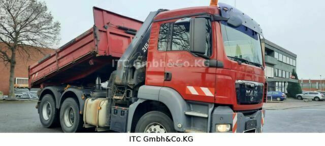 MAN 26.440TGS Kipper+Kran Meiller/Stahl - Самосвал камион, Камион с кран: снимка 3 MAN 26.440TGS Kipper+Kran Meiller/Stahl - Самосвал камион, Камион с кран: снимка 3