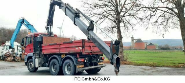 MAN 26.440TGS Kipper+Kran Meiller/Stahl - Самосвал камион, Камион с кран: снимка 4 MAN 26.440TGS Kipper+Kran Meiller/Stahl - Самосвал камион, Камион с кран: снимка 4