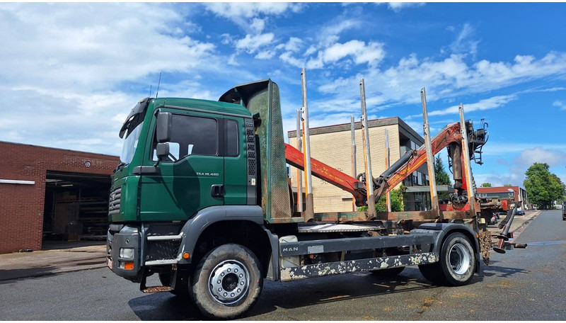 MAN TGA 18.480 Holz LKW - Камион за дърва, Камион с кран: снимка 3 MAN TGA 18.480 Holz LKW - Камион за дърва, Камион с кран: снимка 3