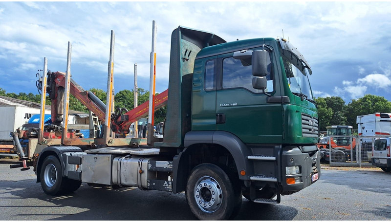 MAN TGA 18.480 Holz LKW - Камион за дърва, Камион с кран: снимка 2 MAN TGA 18.480 Holz LKW - Камион за дърва, Камион с кран: снимка 2