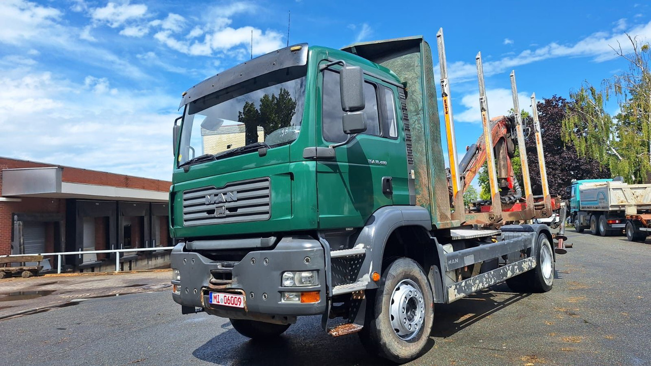 MAN TGA 18.480 Holz LKW - Камион за дърва, Камион с кран: снимка 1 MAN TGA 18.480 Holz LKW - Камион за дърва, Камион с кран: снимка 1