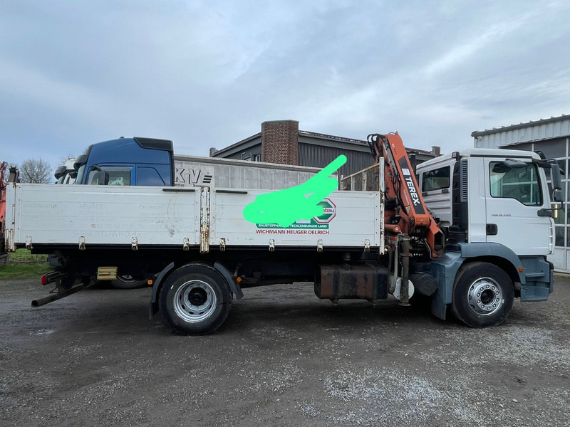 MAN TGM 18.240PS 4x2 3.S-Kipper mit Kran - Самосвал камион, Камион с кран: снимка 2 MAN TGM 18.240PS 4x2 3.S-Kipper mit Kran - Самосвал камион, Камион с кран: снимка 2