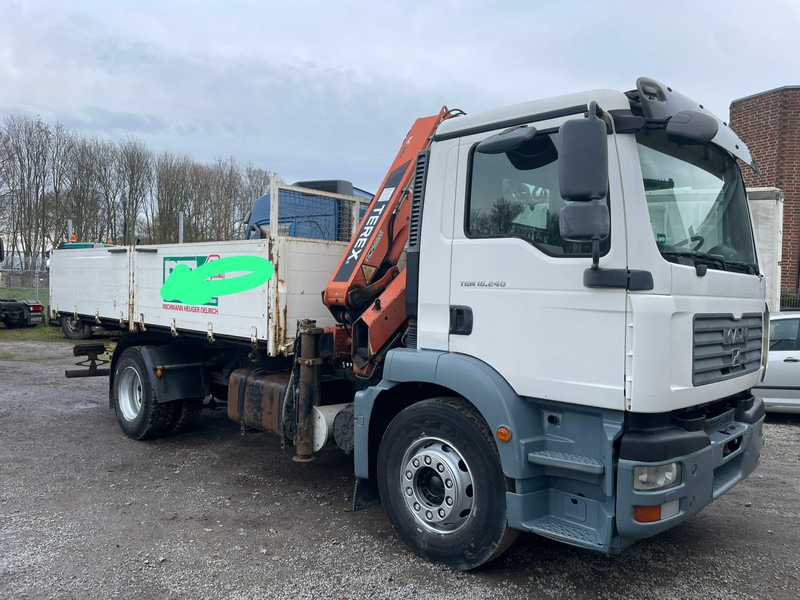 MAN TGM 18.240PS 4x2 3.S-Kipper mit Kran - Самосвал камион, Камион с кран: снимка 4 MAN TGM 18.240PS 4x2 3.S-Kipper mit Kran - Самосвал камион, Камион с кран: снимка 4