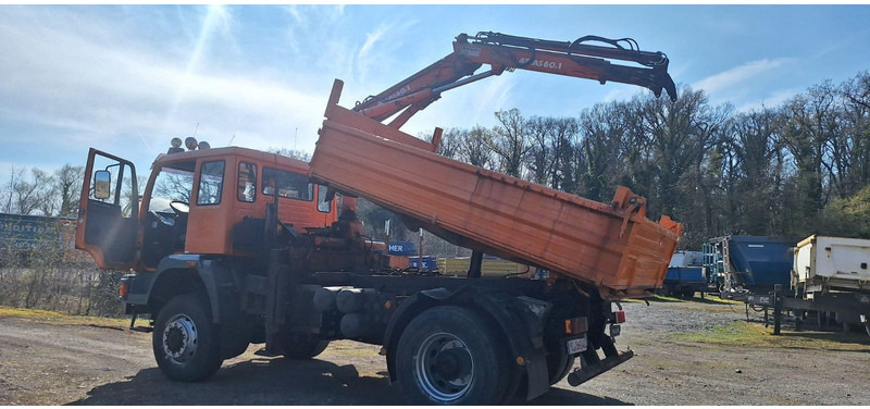 MAN TGM 18.240PS 4x4 3.S-Kipper mit Kran - Самосвал камион, Камион с кран: снимка 4 MAN TGM 18.240PS 4x4 3.S-Kipper mit Kran - Самосвал камион, Камион с кран: снимка 4