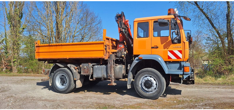 MAN TGM 18.240PS 4x4 3.S-Kipper mit Kran - Самосвал камион, Камион с кран: снимка 5 MAN TGM 18.240PS 4x4 3.S-Kipper mit Kran - Самосвал камион, Камион с кран: снимка 5