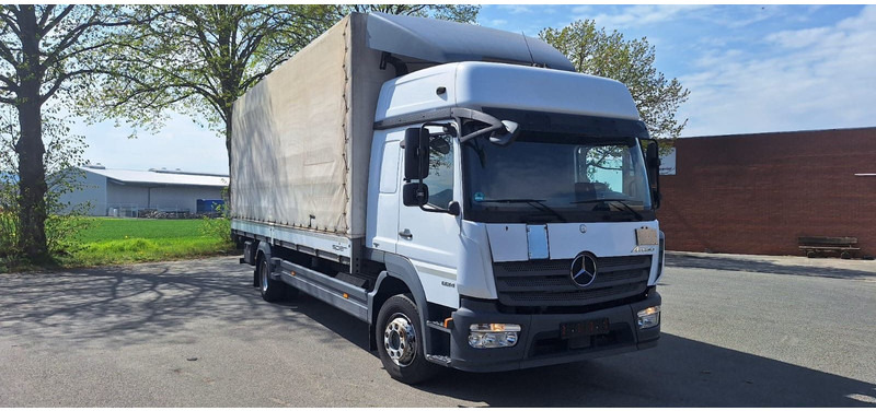 Mercedes-Benz 1224 Atego 3 G.Haus/Hochdach LBW AHK - Камион с брезент: снимка 2 Mercedes-Benz 1224 Atego 3 G.Haus/Hochdach LBW AHK - Камион с брезент: снимка 2