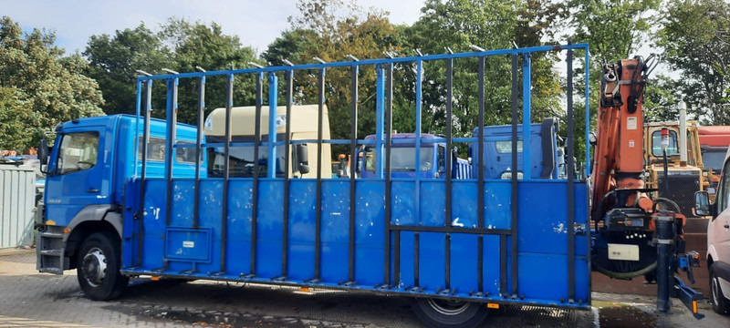 Mercedes-Benz 1828 Pritsche+Glastransport - Бордови камион, Камион с кран: снимка 3 Mercedes-Benz 1828 Pritsche+Glastransport - Бордови камион, Камион с кран: снимка 3