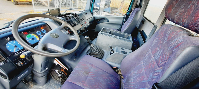 Самосвал камион, Камион с кран Mercedes-Benz 1828K 4x2 Kipper KRAN+Funk/Greifer: снимка 9