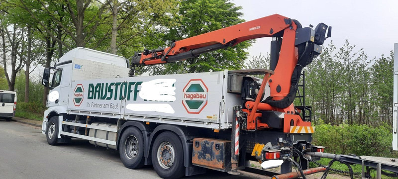 Mercedes-Benz 2545 Actros Pritsche Kran Palfinger PK21001 - Бордови камион, Камион с кран: снимка 2 Mercedes-Benz 2545 Actros Pritsche Kran Palfinger PK21001 - Бордови камион, Камион с кран: снимка 2