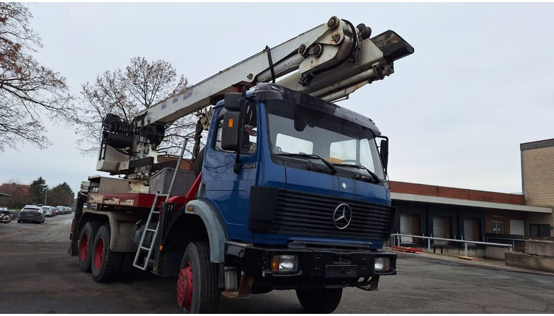 Mercedes-Benz 2629 AK Motorwagen mit Kran 6x6 - Камион с кран: снимка 1 Mercedes-Benz 2629 AK Motorwagen mit Kran 6x6 - Камион с кран: снимка 1