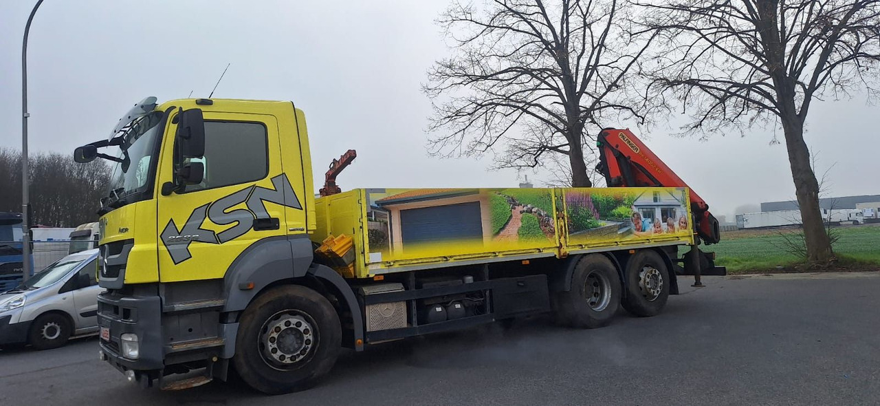 Mercedes-Benz 2636 Axor 3-Achser 6x2 mit Kran PK14002+Funk - Бордови камион, Камион с кран: снимка 2 Mercedes-Benz 2636 Axor 3-Achser 6x2 mit Kran PK14002+Funk - Бордови камион, Камион с кран: снимка 2
