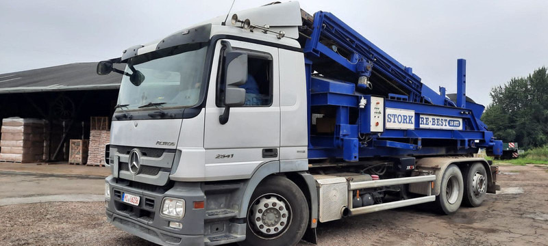 Mercedes-Benz 2641K 6x2 Abroller Klima - Мултилифт с кука камион: снимка 3 Mercedes-Benz 2641K 6x2 Abroller Klima - Мултилифт с кука камион: снимка 3